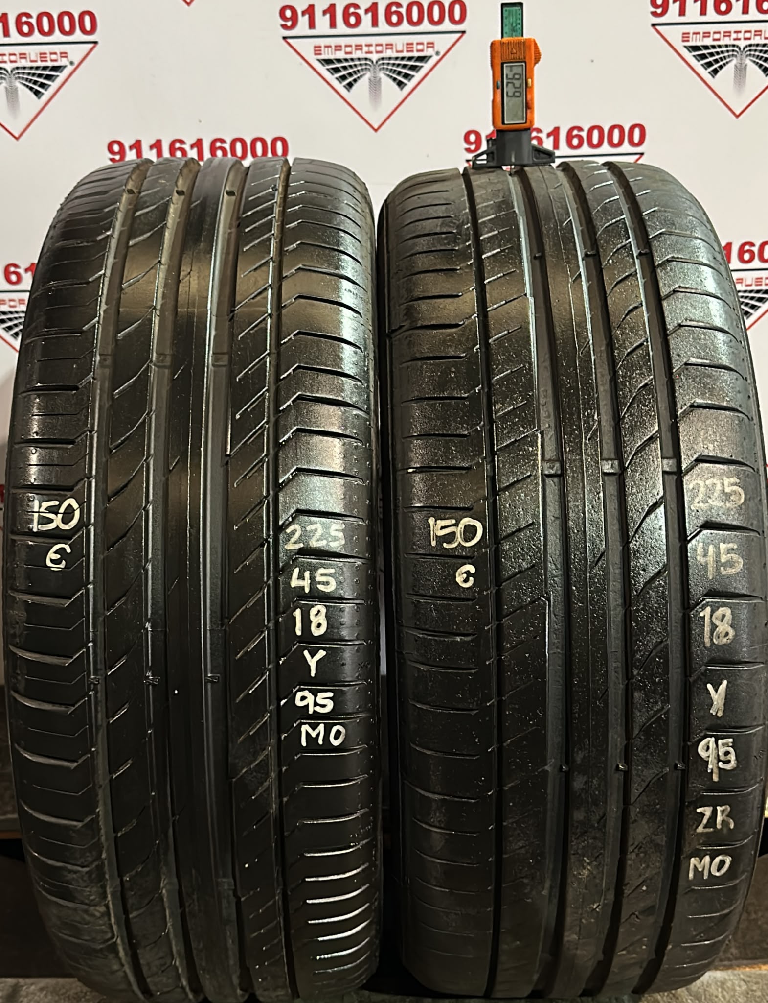 CONTINENTAL CONTISPORTCONTACT 5 USADO  225/45 R18 95 Y